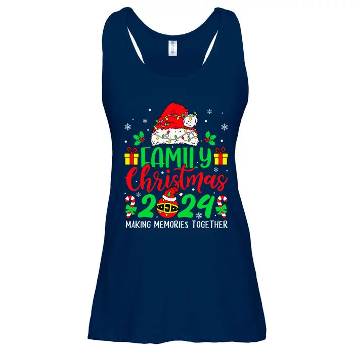 Family Christmas 2024 Christmas Squad Xmas Matching Pajamas Ladies Essential Flowy Tank