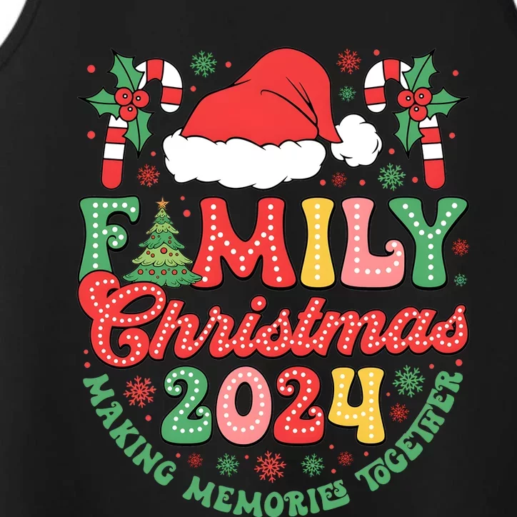 Family Christmas 2024 Making Memories Together Performance Tank