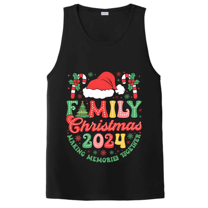 Family Christmas 2024 Making Memories Together Performance Tank