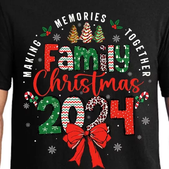 Family Christmas 2024 Matching Xmas Making Memories Together Pajama Set