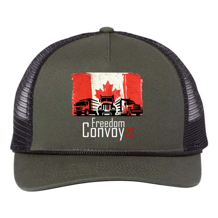 Freedom Convoy 22 Canada Truckers Retro Rope Trucker Hat Cap