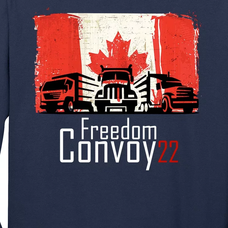 Freedom Convoy 22 Canada Truckers Long Sleeve Shirt