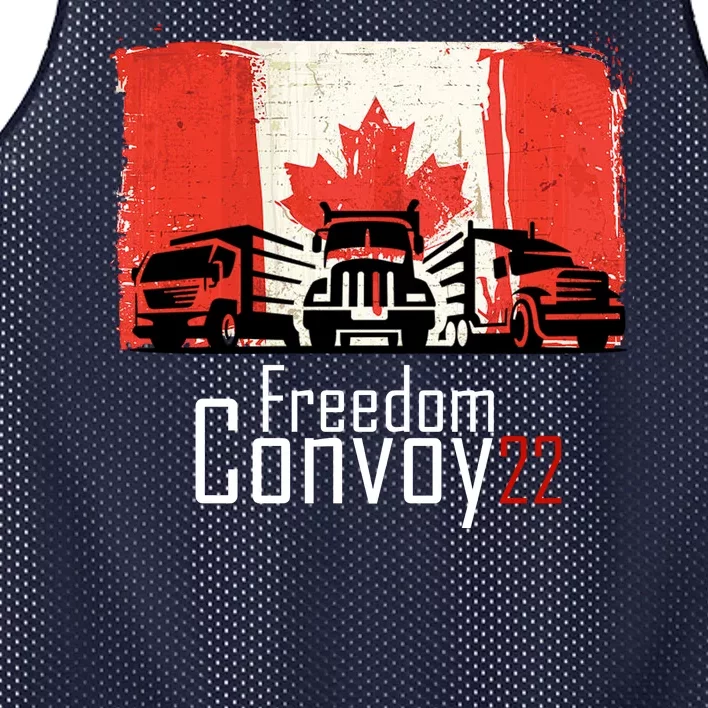 Freedom Convoy 22 Canada Truckers Mesh Reversible Basketball Jersey Tank