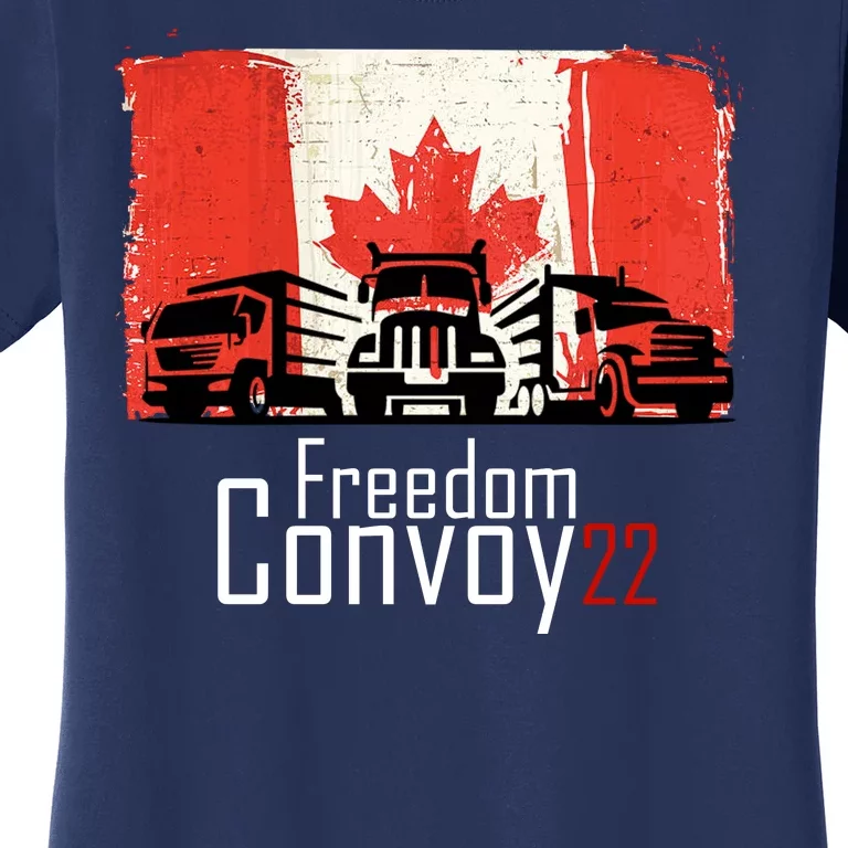 Freedom Convoy 22 Canada Truckers Women's T-Shirt