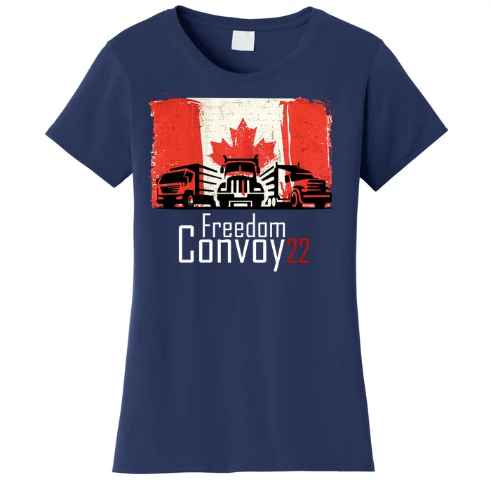 Freedom Convoy 22 Canada Truckers Women's T-Shirt