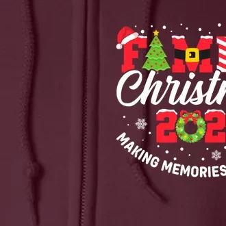 Family Christmas 2024 Matching Outfit Xmas Squad Santa Group Full Zip Hoodie