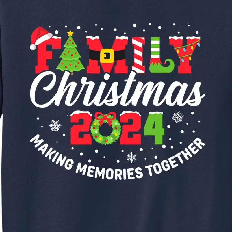 Family Christmas 2024 Matching Outfit Xmas Squad Santa Group Sweatshirt