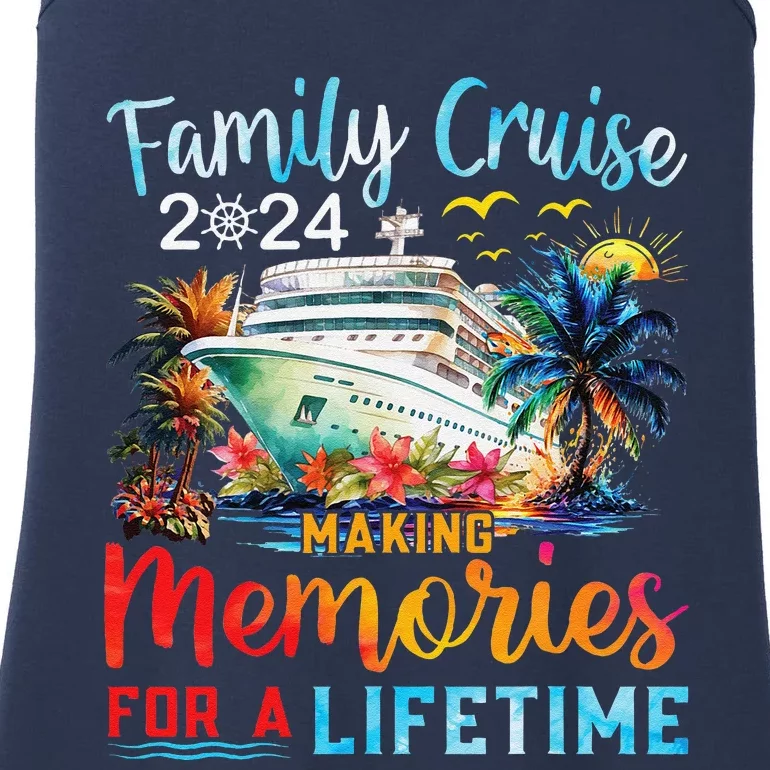 Family Cruise 2024 Family Matching Cruise Vacation Party Ladies Essential Tank