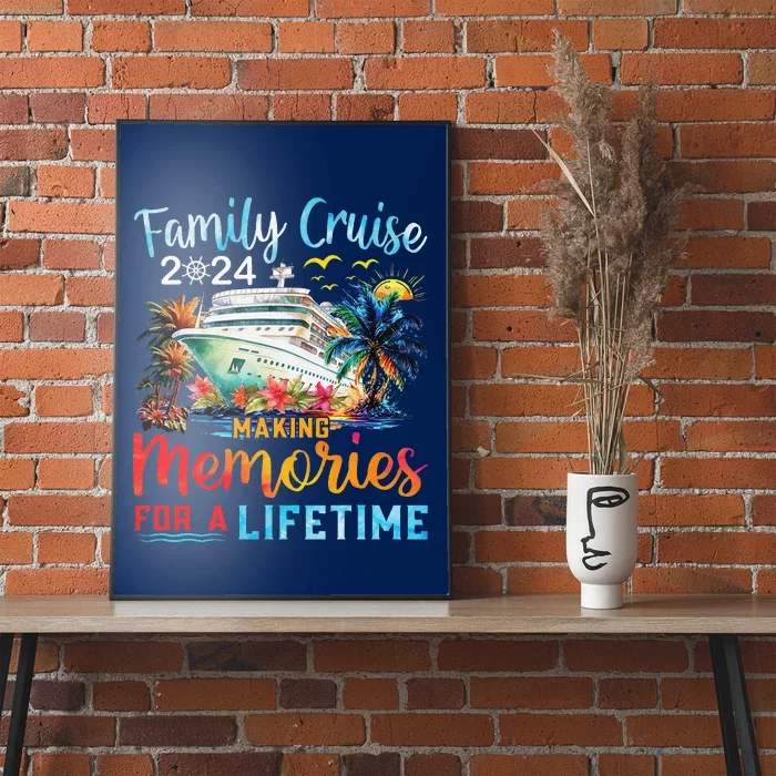 Family Cruise 2024 Family Matching Cruise Vacation Party Poster