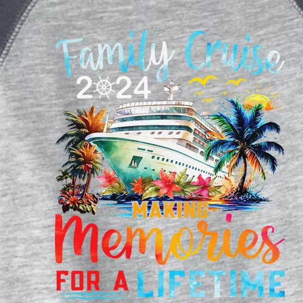 Family Cruise 2024 Family Matching Cruise Vacation Party Toddler Fine Jersey T-Shirt