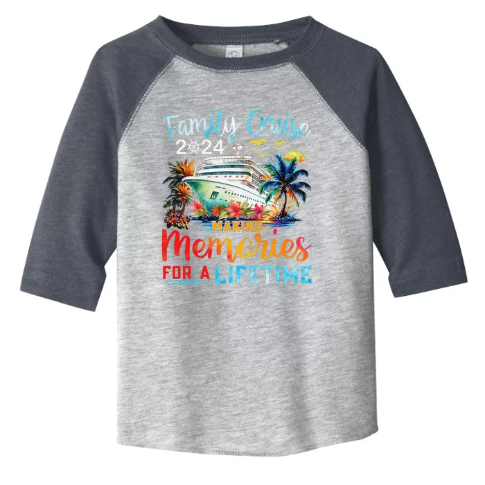 Family Cruise 2024 Family Matching Cruise Vacation Party Toddler Fine Jersey T-Shirt