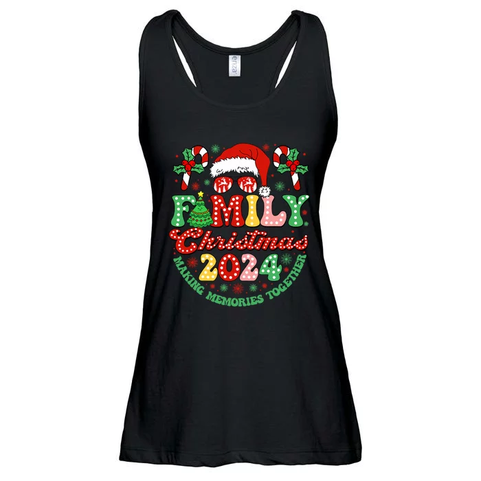 Family Christmas 2024 Christmas Squad Xmas Matching Pajamas Ladies Essential Flowy Tank