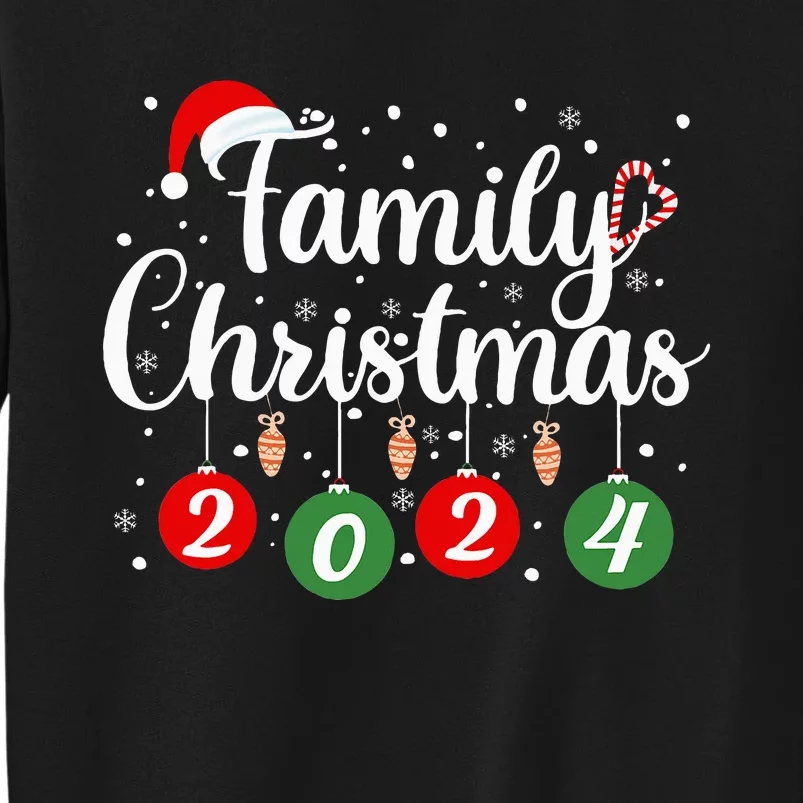 Family Christmas 2024 Xmas Holiday Pajamas Family Vacation Sweatshirt