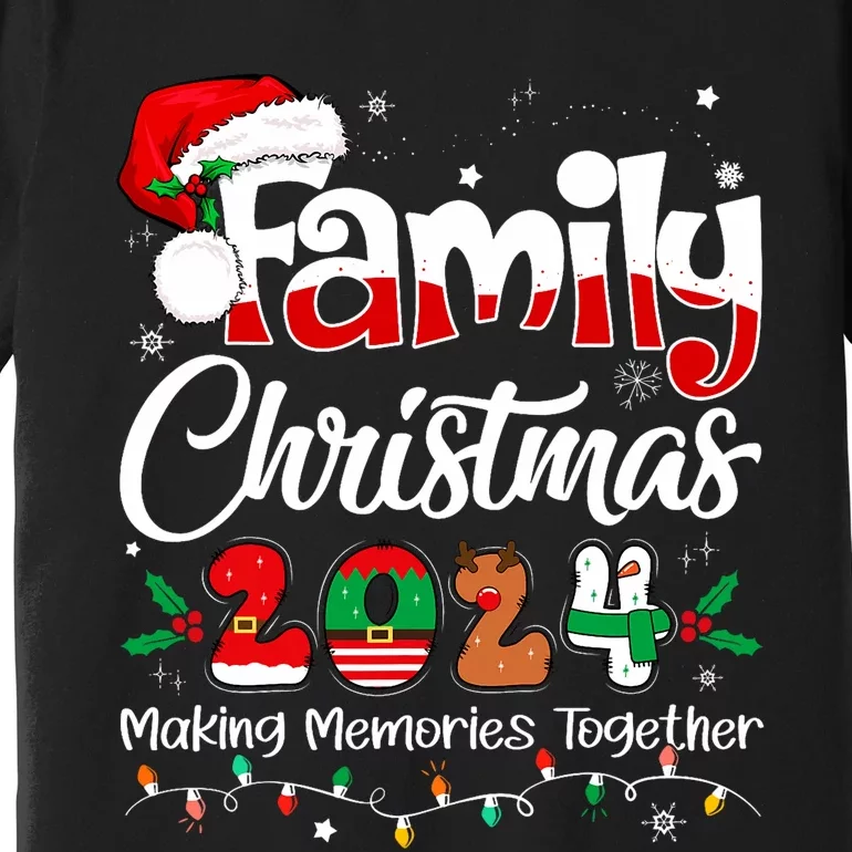 Family Christmas 2024 Matching Outfit Xmas Squad Santa Premium T-Shirt