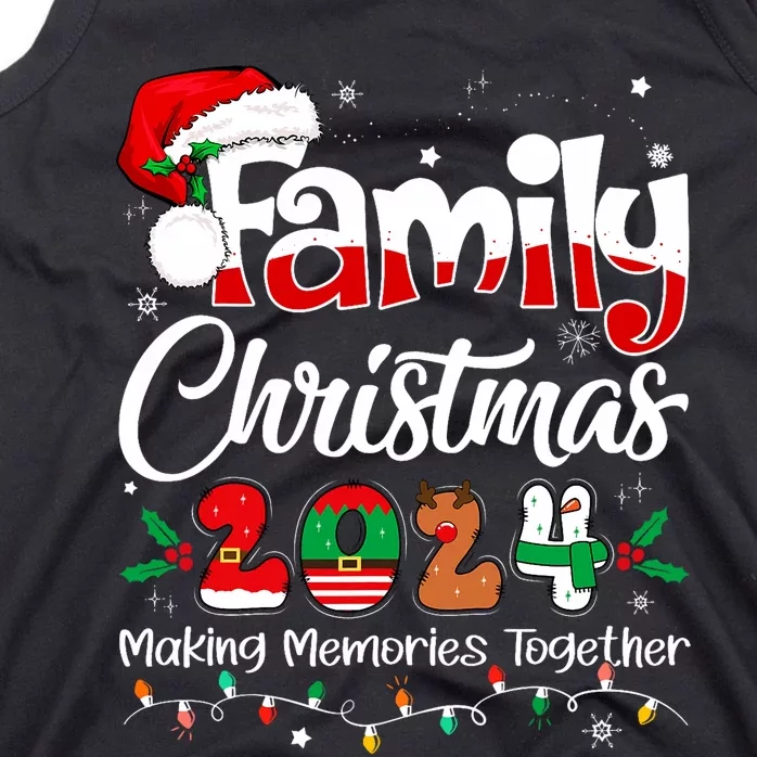 Family Christmas 2024 Matching Outfit Xmas Squad Santa Tank Top