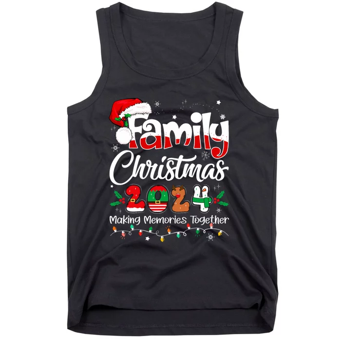 Family Christmas 2024 Matching Outfit Xmas Squad Santa Tank Top