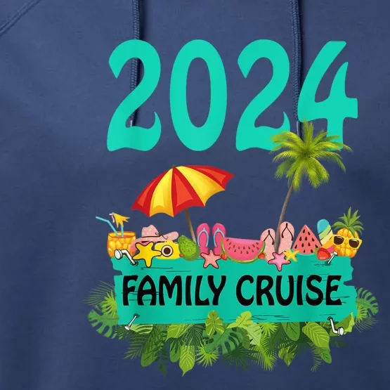 Family Cruise 2024 Performance Fleece Hoodie