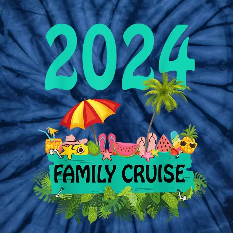 Family Cruise 2024 Tie-Dye T-Shirt