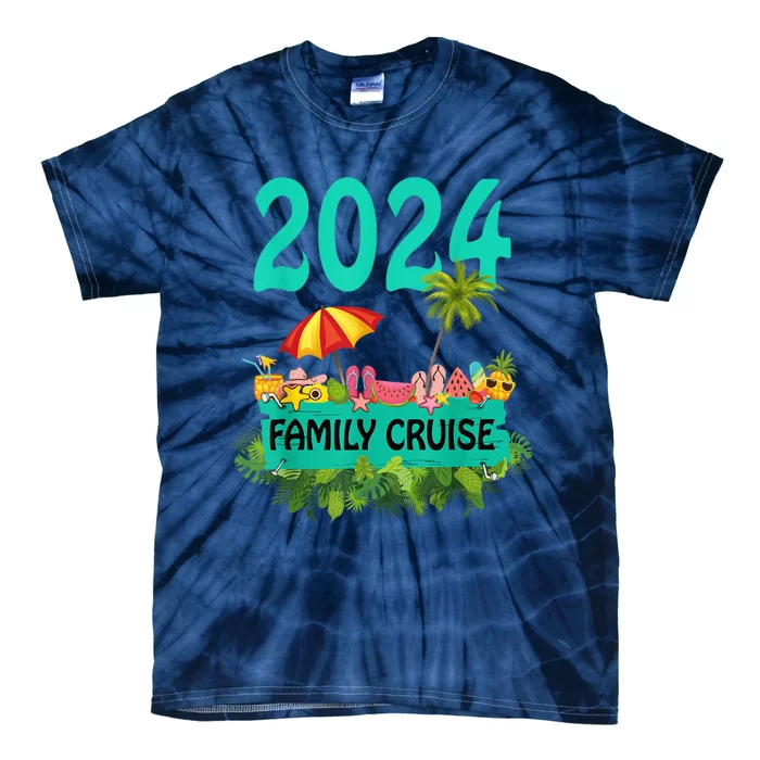 Family Cruise 2024 Tie-Dye T-Shirt