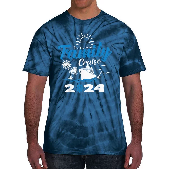 Family Cruise 2024 Making Memories Family Vacation Trip 2024 Tie-Dye T-Shirt