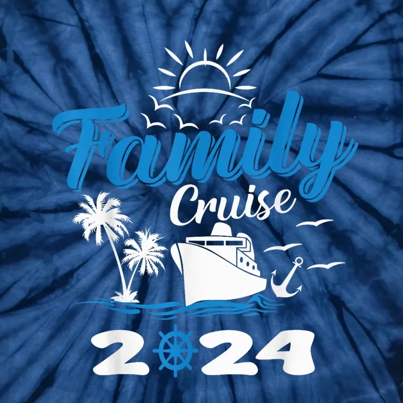 Family Cruise 2024 Making Memories Family Vacation Trip 2024 Tie-Dye T-Shirt