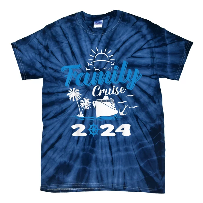 Family Cruise 2024 Making Memories Family Vacation Trip 2024 Tie-Dye T-Shirt