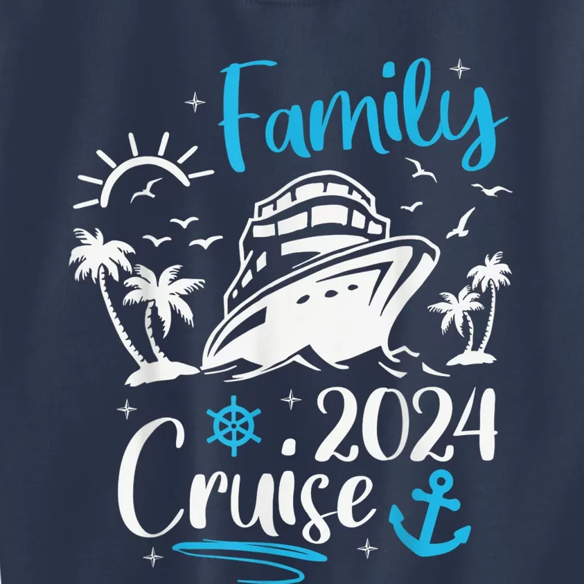 Family Cruise 2024 Making Memories Family Vacation Trip 2024 Kids Sweatshirt