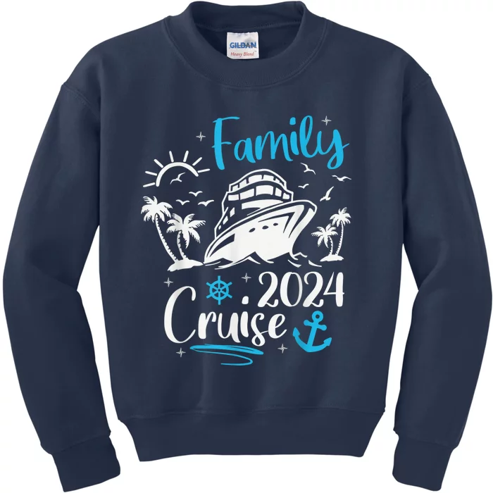 Family Cruise 2024 Making Memories Family Vacation Trip 2024 Kids Sweatshirt