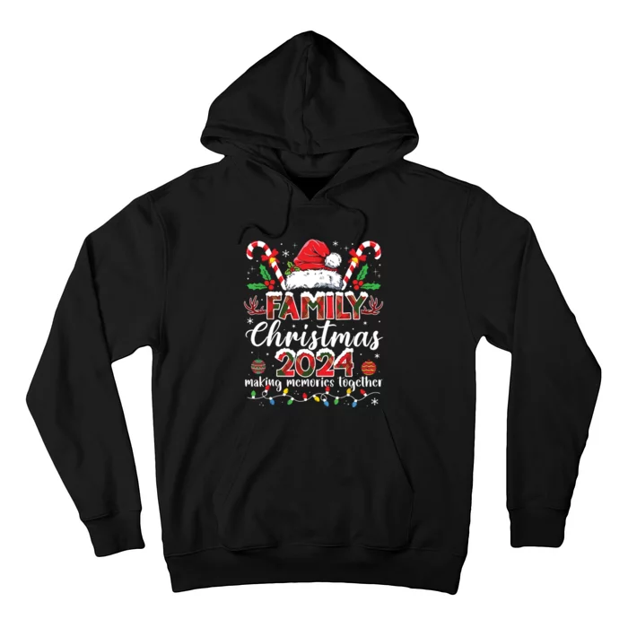 Family Christmas 2024 Matching Squad Santa Elf Funny Xmas Hoodie