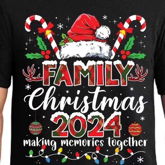 Family Christmas 2024 Matching Squad Santa Elf Funny Xmas Pajama Set