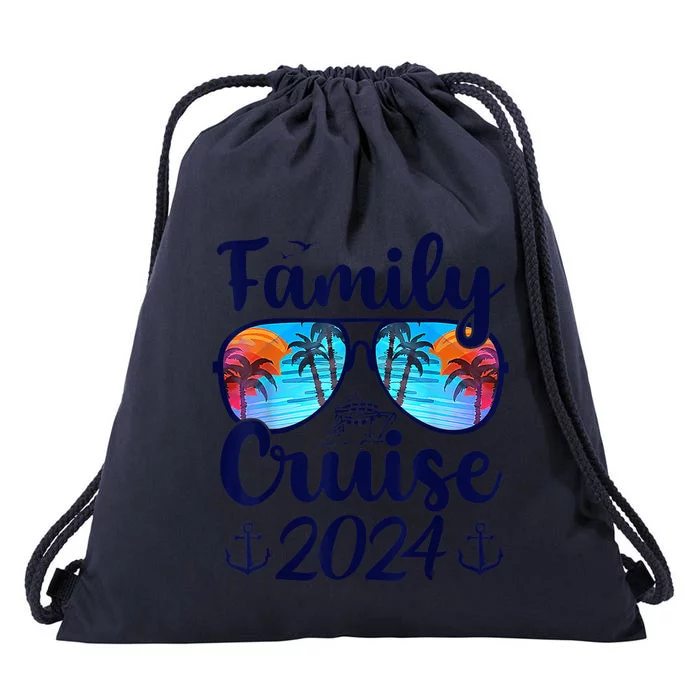 Family Cruise 2024 Family Vacation Matching Family Group Drawstring Bag