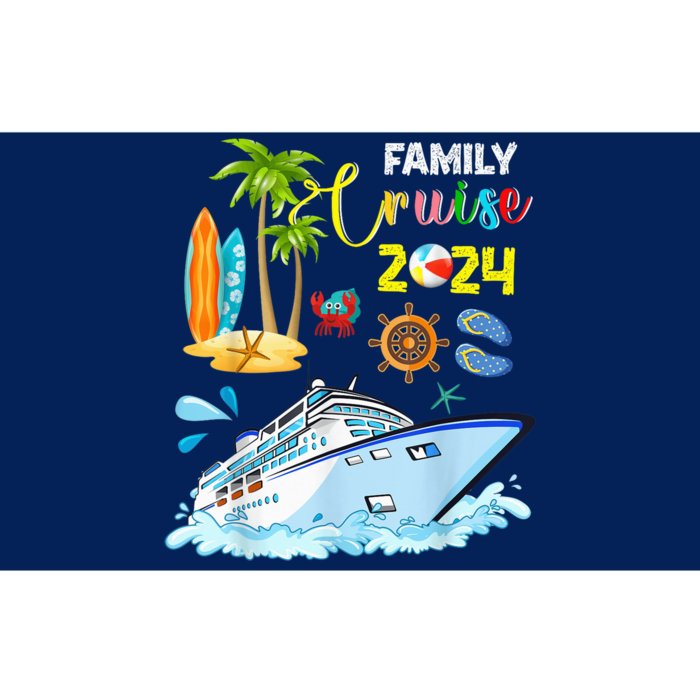 Family Cruise 2024 Funny Summer Vacation Cruise Ship Lover Bumper Sticker