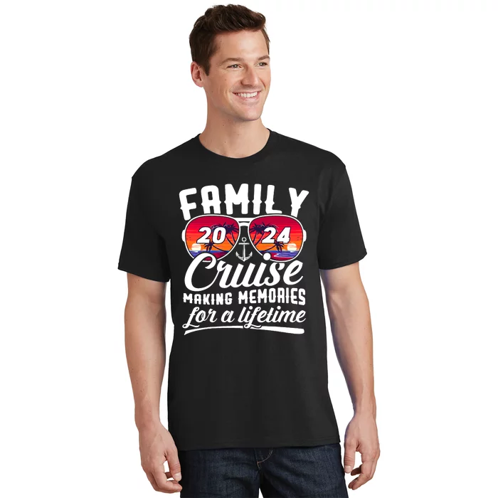 Family Cruise 2024 Making Memories Together Summer Trip Ship T-Shirt