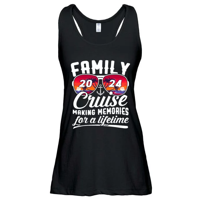 Family Cruise 2024 Making Memories Together Summer Trip Ship Ladies Essential Flowy Tank