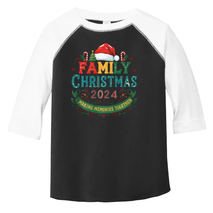 Family Christmas 2024 Matching Outfit Xmas Squad Santa Group Toddler Fine Jersey T-Shirt