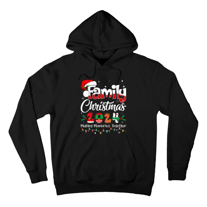 Family Christmas 2024 Matching Xmas Squad Santa Hoodie