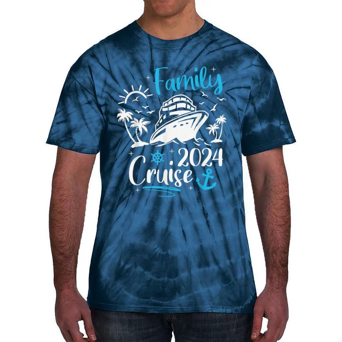 Family Cruise 2024 Making Memories Family Vacation Trip 2024 Tie-Dye T-Shirt