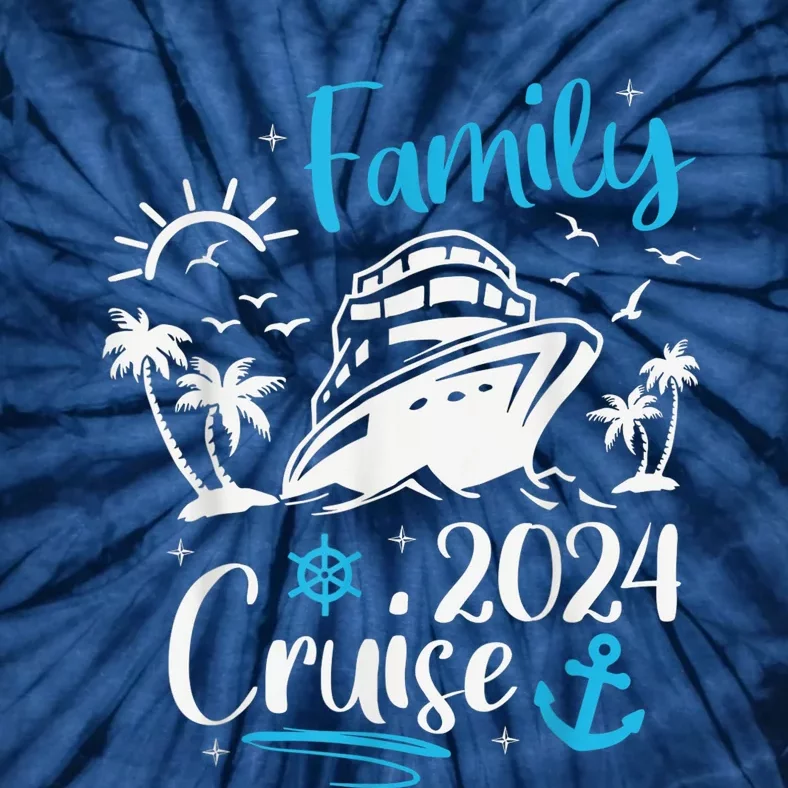 Family Cruise 2024 Making Memories Family Vacation Trip 2024 Tie-Dye T-Shirt