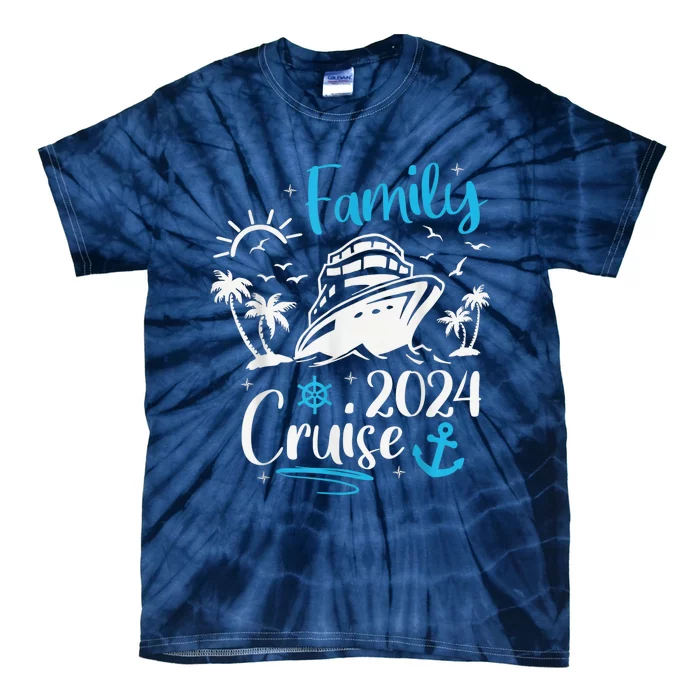 Family Cruise 2024 Making Memories Family Vacation Trip 2024 Tie-Dye T-Shirt