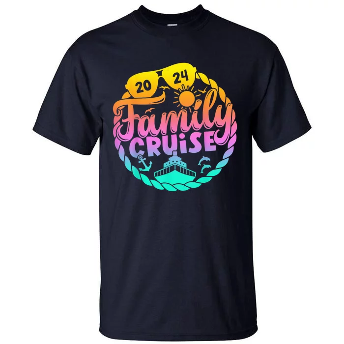 Family Cruise 2024 Matching Group Family Summer Vacation Tall T-Shirt