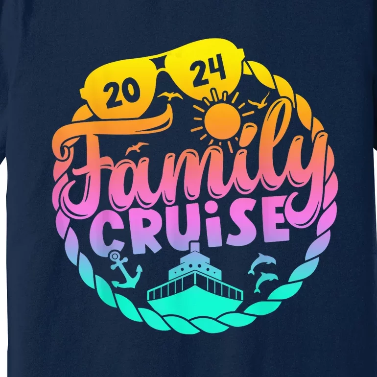 Family Cruise 2024 Matching Group Family Summer Vacation Premium T-Shirt