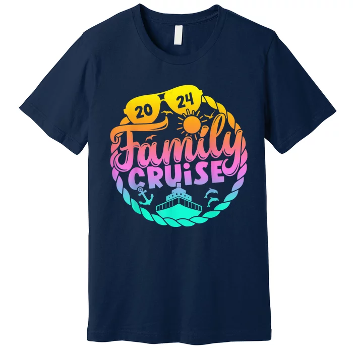 Family Cruise 2024 Matching Group Family Summer Vacation Premium T-Shirt