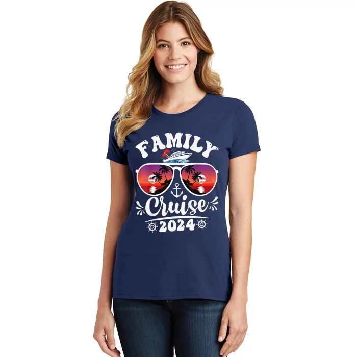 Family Cruise 2024 Shirt Cruise Vacation Trip Matching Group Women's T-Shirt