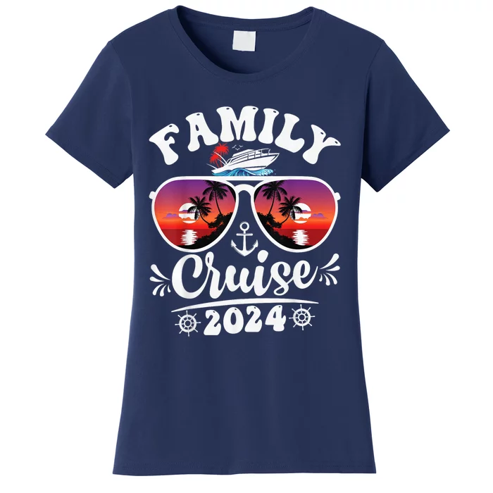 Family Cruise 2024 Shirt Cruise Vacation Trip Matching Group Women's T-Shirt