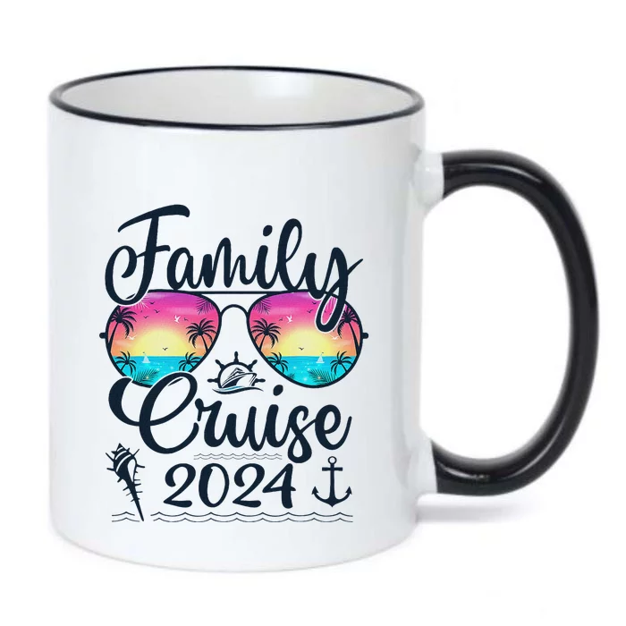 Family Cruise 2024 Making Memories Summer Matching Vacation Black Color Changing Mug