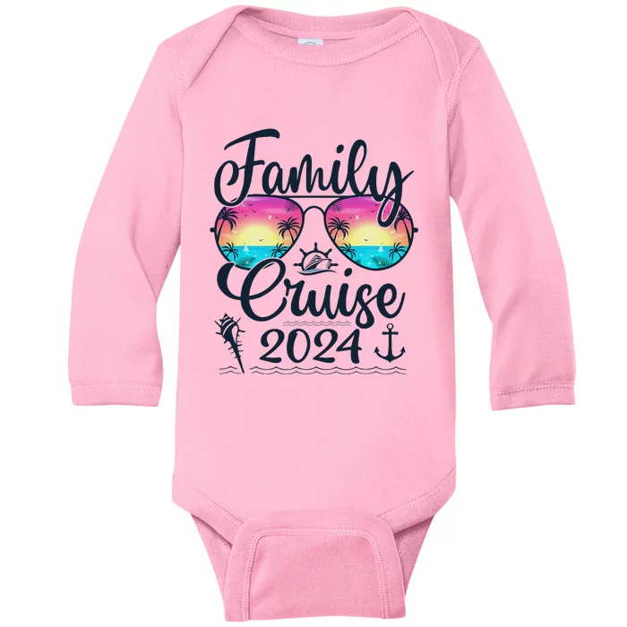 Family Cruise 2024 Making Memories Summer Matching Vacation Baby Long Sleeve Bodysuit