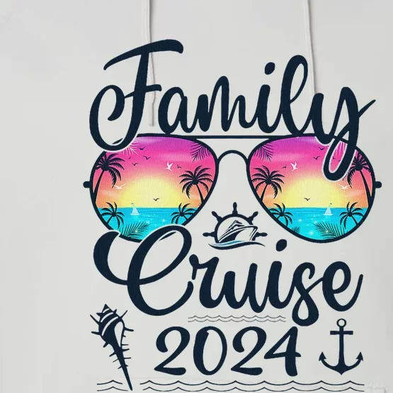 Family Cruise 2024 Making Memories Summer Matching Vacation Performance Fleece Hoodie