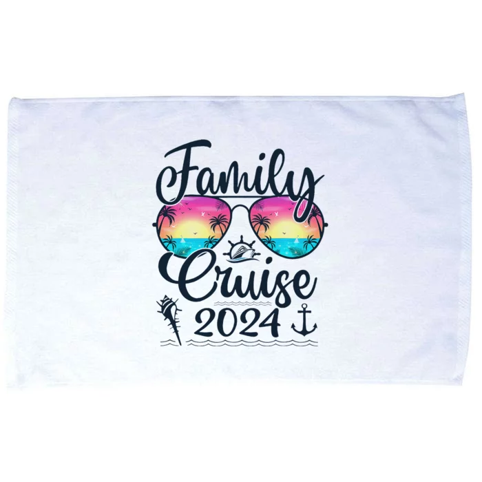 Family Cruise 2024 Making Memories Summer Matching Vacation Microfiber Hand Towel