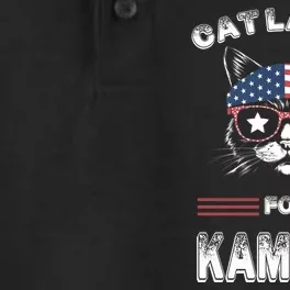 Funny Cat 2024 President Kamalaharris Dry Zone Grid Performance Polo