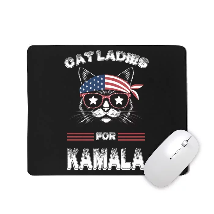 Funny Cat 2024 President Kamalaharris Mousepad